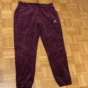 Jordan Maroon Joggers